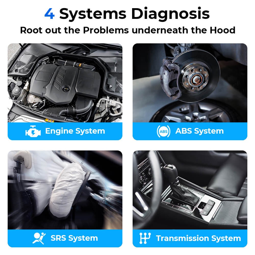 TOPDON AD500 Car Diagnostic ResetTool ABS SRS Engine Code Reader OBDII Scanner