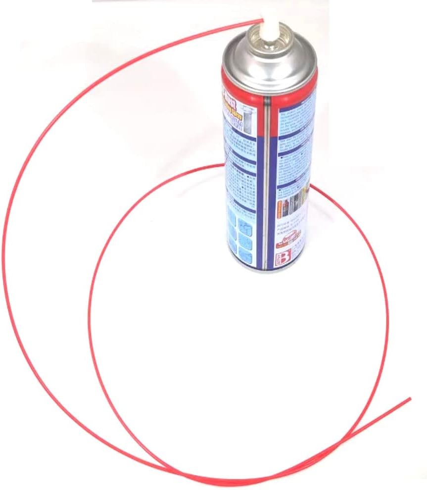Spray Can Replacement Straws, Extension 5-Count, Red