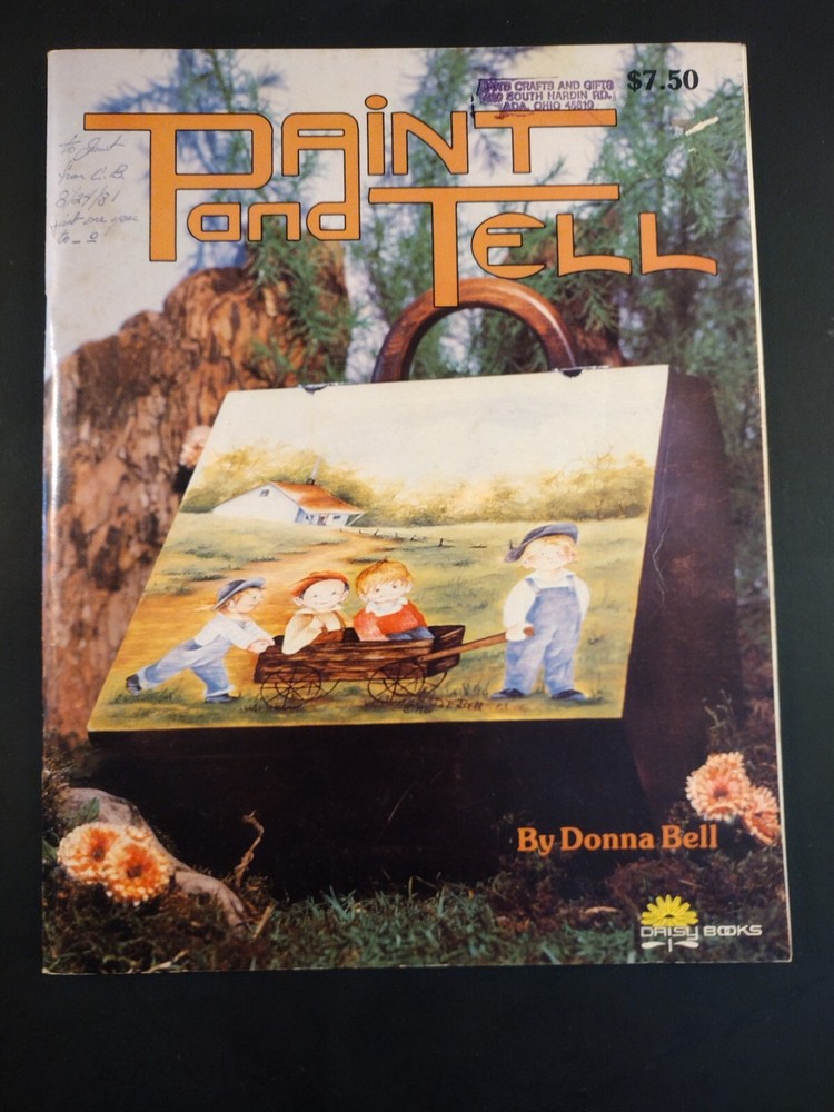 VTG Paint And Tell Tutorial Book How To By Donna Bell