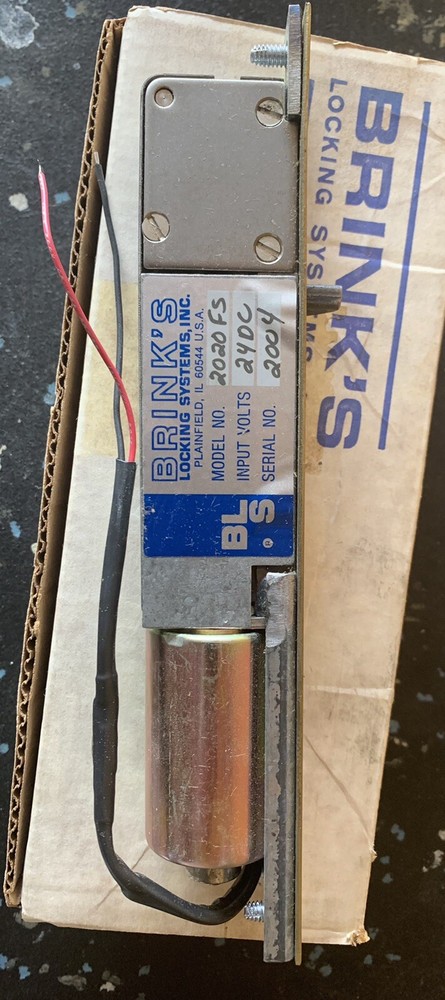 BRINKS New Old Stock Electromechanical Deadbolt #2020FS Right Hand “”Never Used”