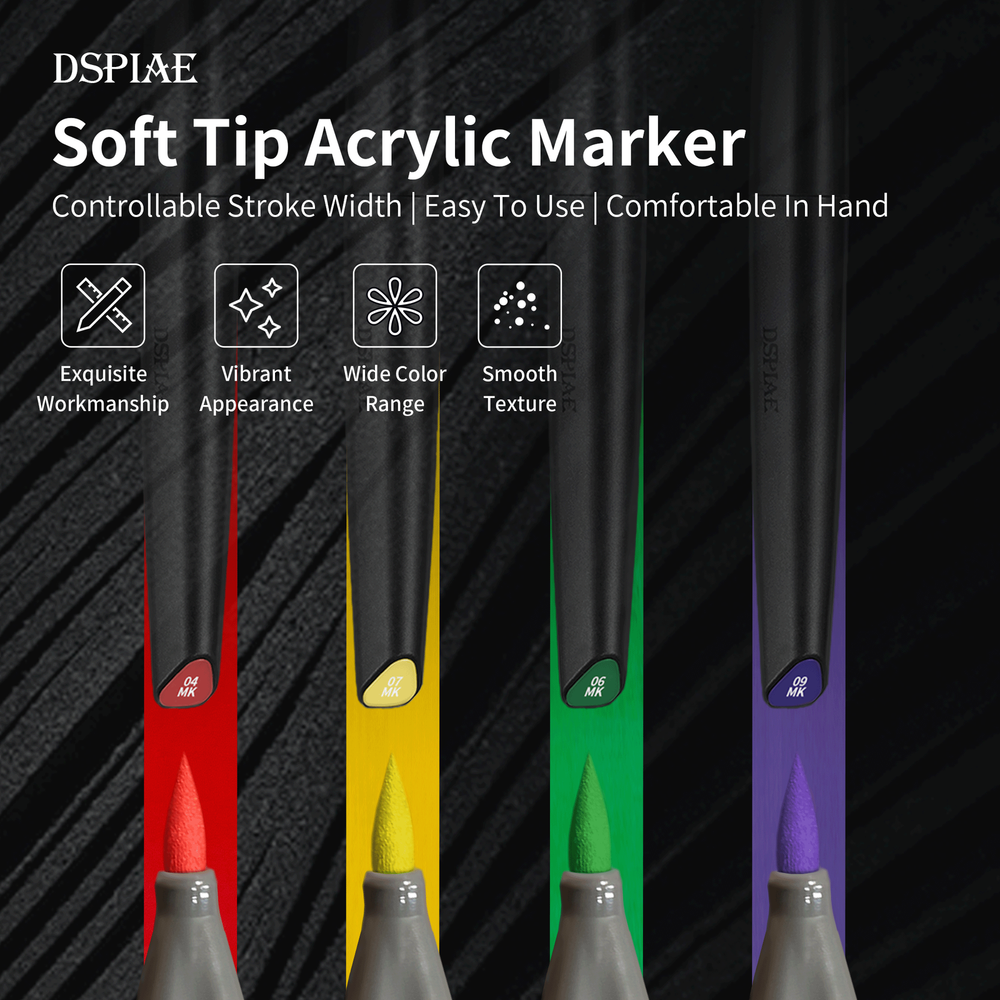 DSPIAE Soft Tip Marker White MK-02 - US