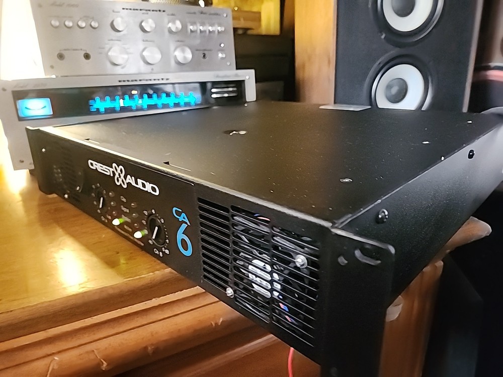 Crest Audio CA6 Professional Power Amplifier - 1500W - Cleaned &Fully Tested 🔥