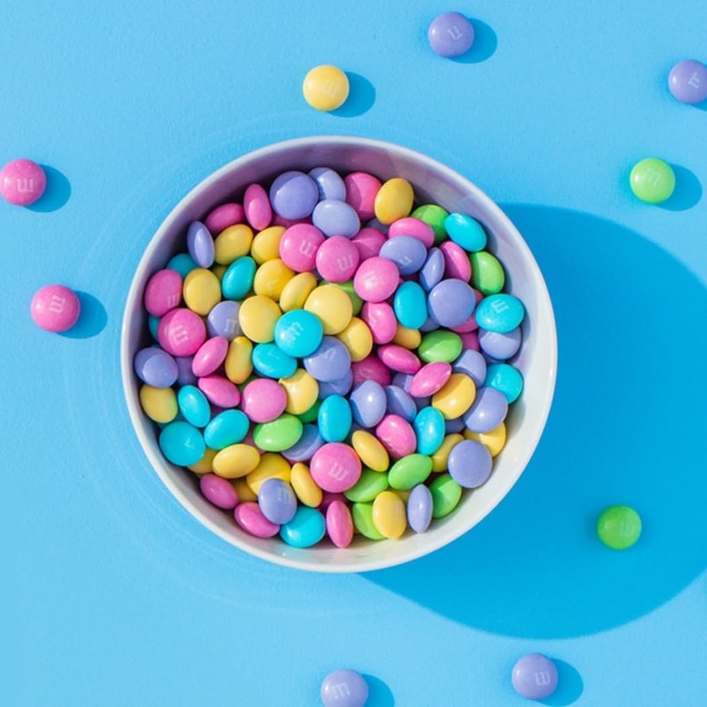 M&M'S Milk Chocolate Easter Candy, Pastel Blend, Chocolate Easter Basket Stuffer