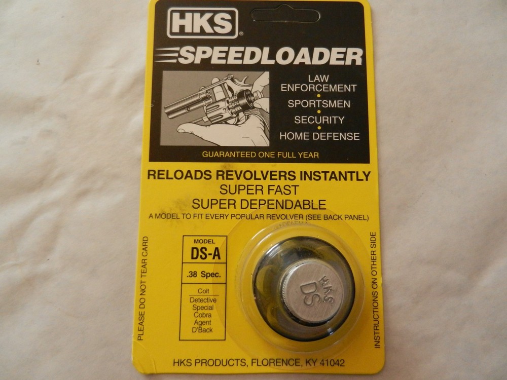 HKS Speedloader; DS-A; 6-Shot; 38 Spec; 2 Pack; Fast & Dependable