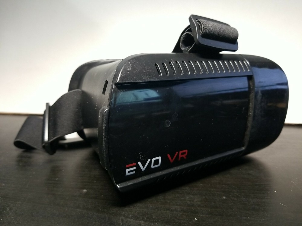 EVO VR (2016) Virtual Reality Headset Black compatible with Android or IOS WORKS