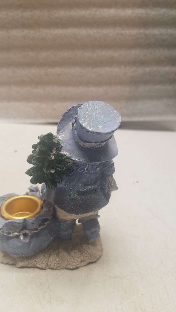 Cornerstone Creations Snowman with Tree Candle Holder 2000 (M)