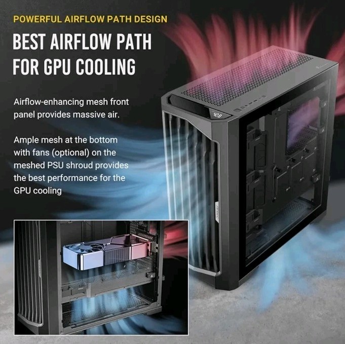Antec Performance 1 FT Temp. Dual Tempered Glass Full-Tower E-ATX PC Case