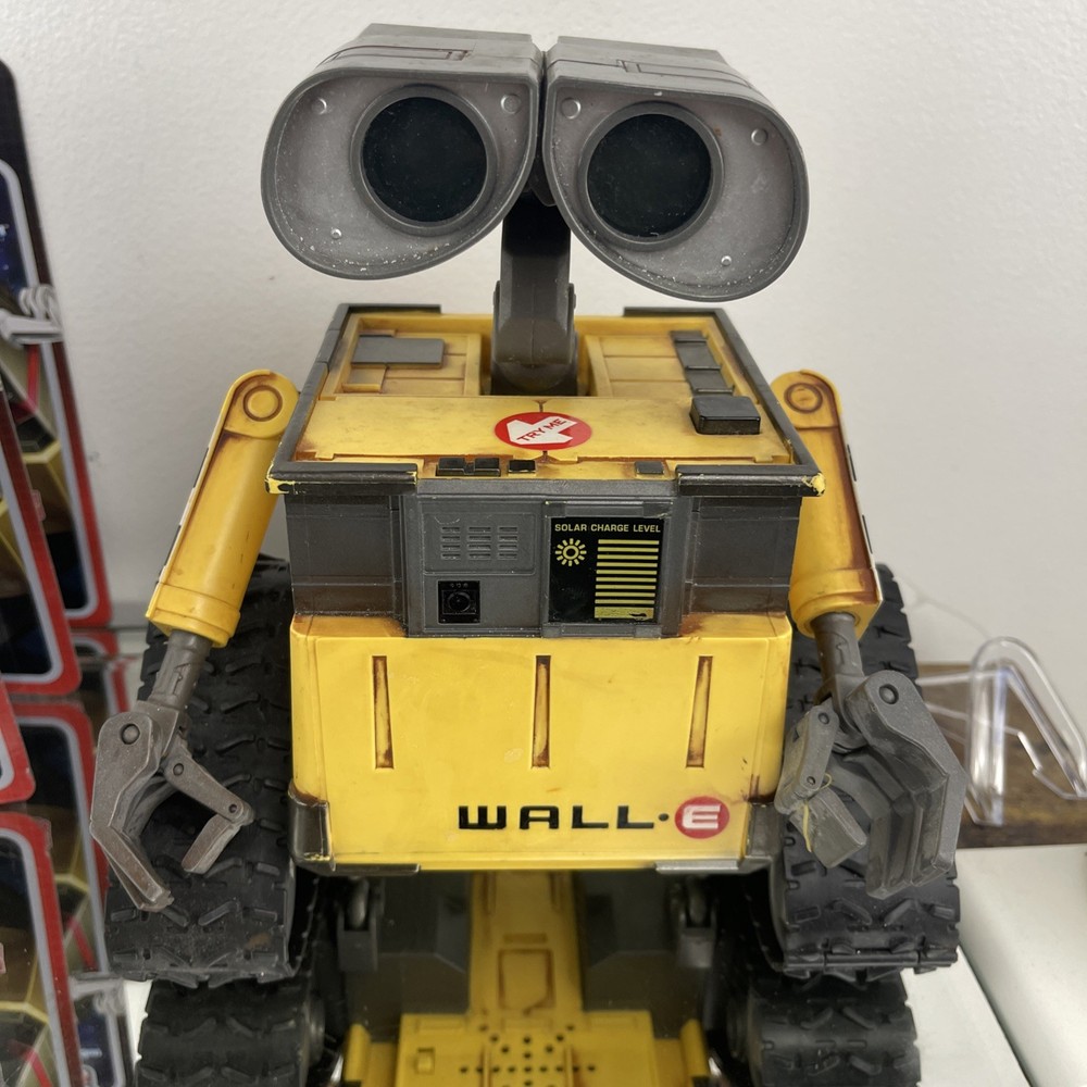 Disney Pixar WALL-E Interactive Robot Thinkway No Remote WORKS! 10” Toy HTF Read