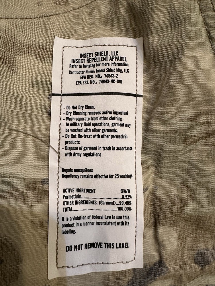 US Army USGI OCP Camo Combat Coat, Unisex Medium Long