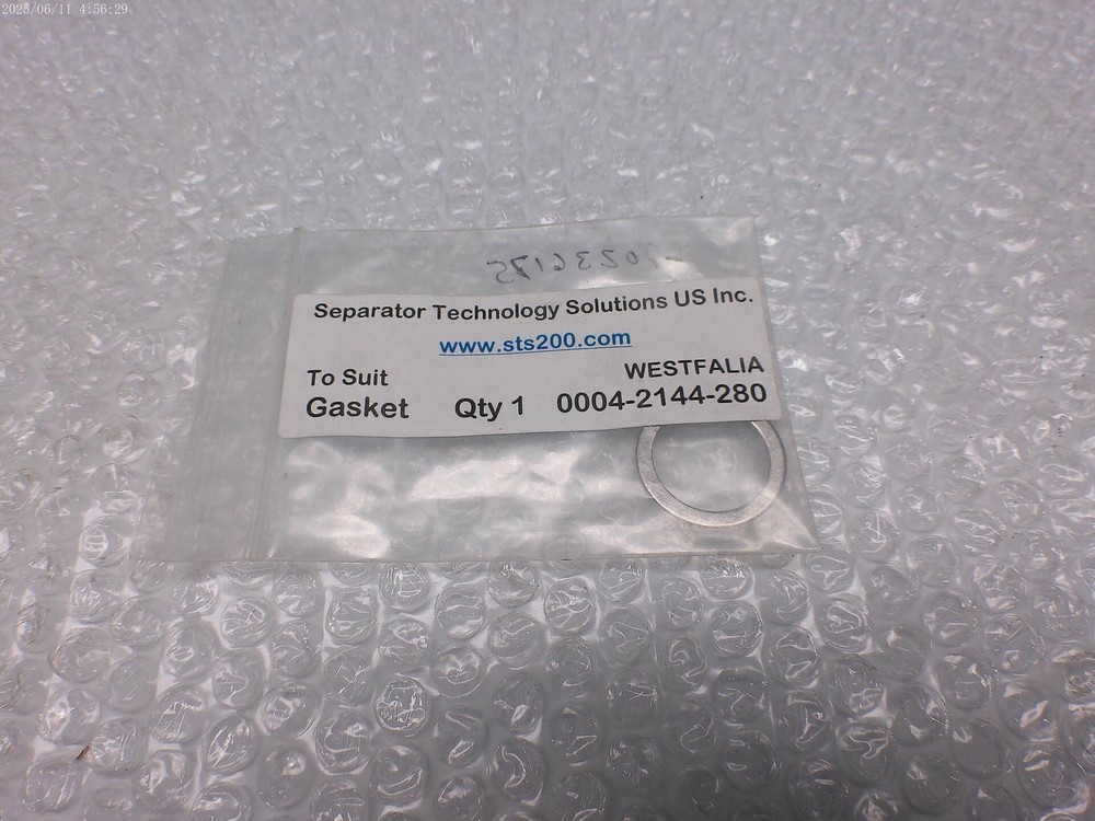 SEPARATOR TECHNOLOGY SOLUTIONS 0004-2144-280 GASKET NSMP