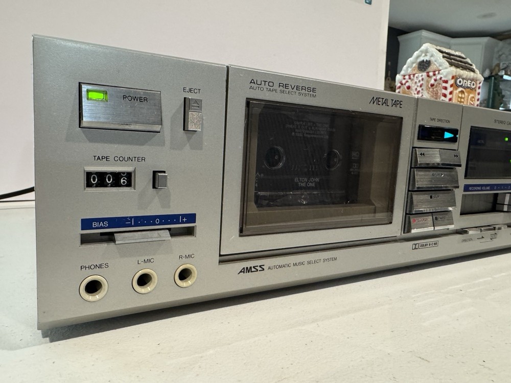 Rare SANYO RD R60 STEREO CASSETTE DECK
