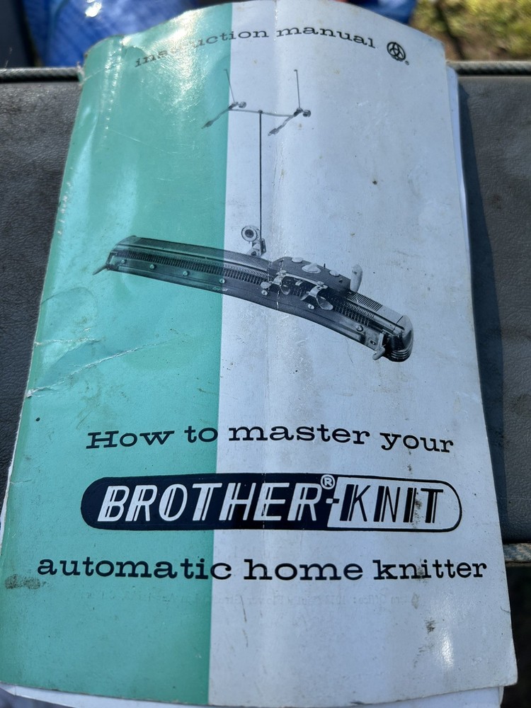 1957 brotherknit knitting machine