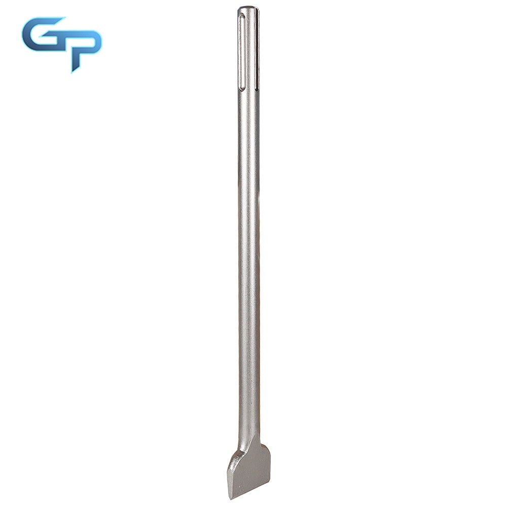 3 Pcs SDS Max Bits Set 16 Inch Long-Point Chisel Scaling Chisel Flat Chisel