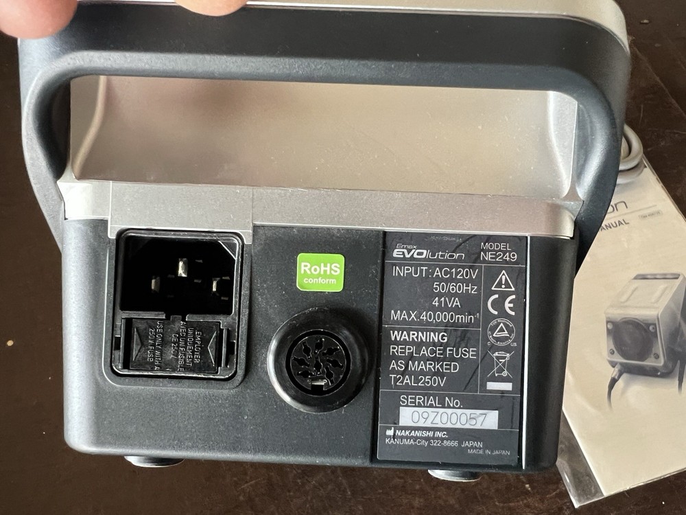 NSK Nakanishi Emax Evolution NE249 Speed Control unit for Rotary Tools