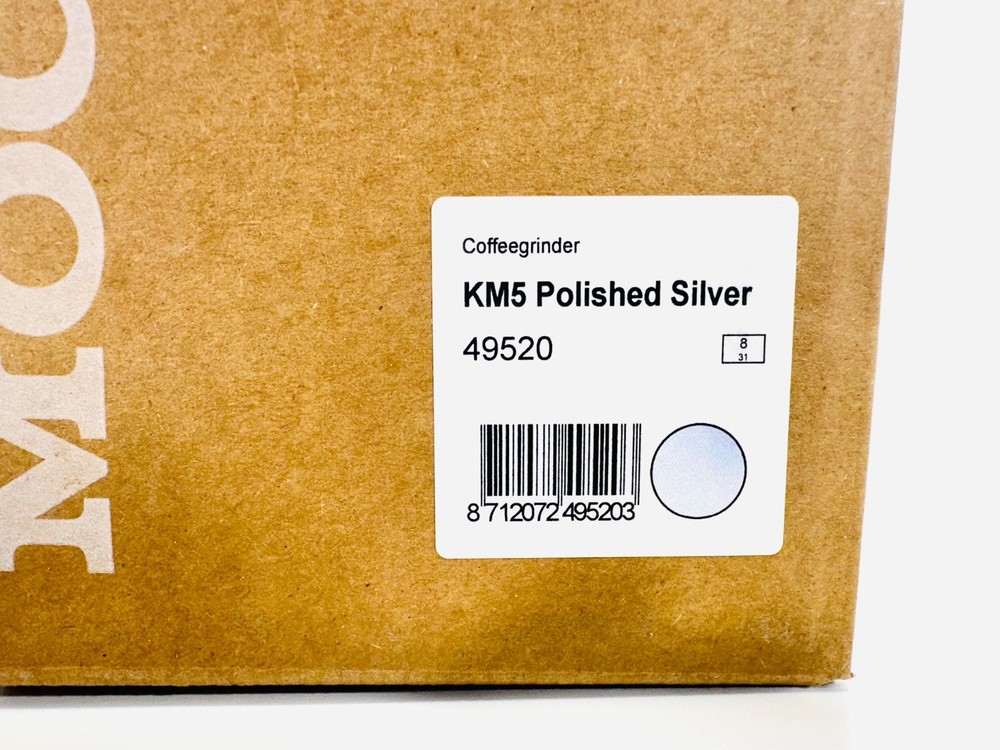 Moccamaster Technivorm KM5 Burr Grinder Polished Silver - SHIPS SAME DAY! 🚚