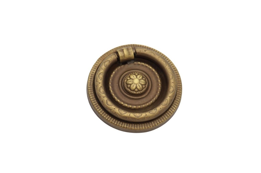 Single Post Drawer Pull Sheraton Pull Furniture Drawer Pull Cabinet Pull Brass