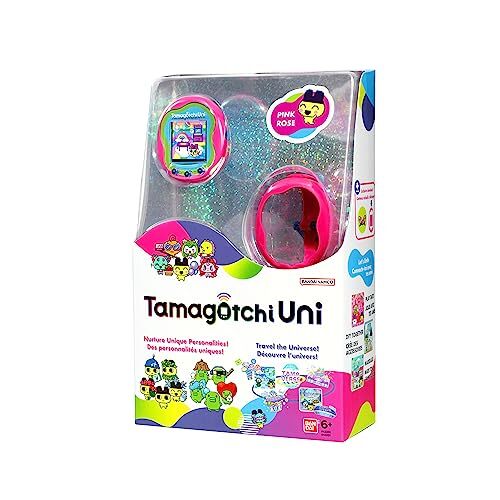 Tamagotchi Uni Pink Interactive Virtual Pet with Tamaverse Features Age 6+