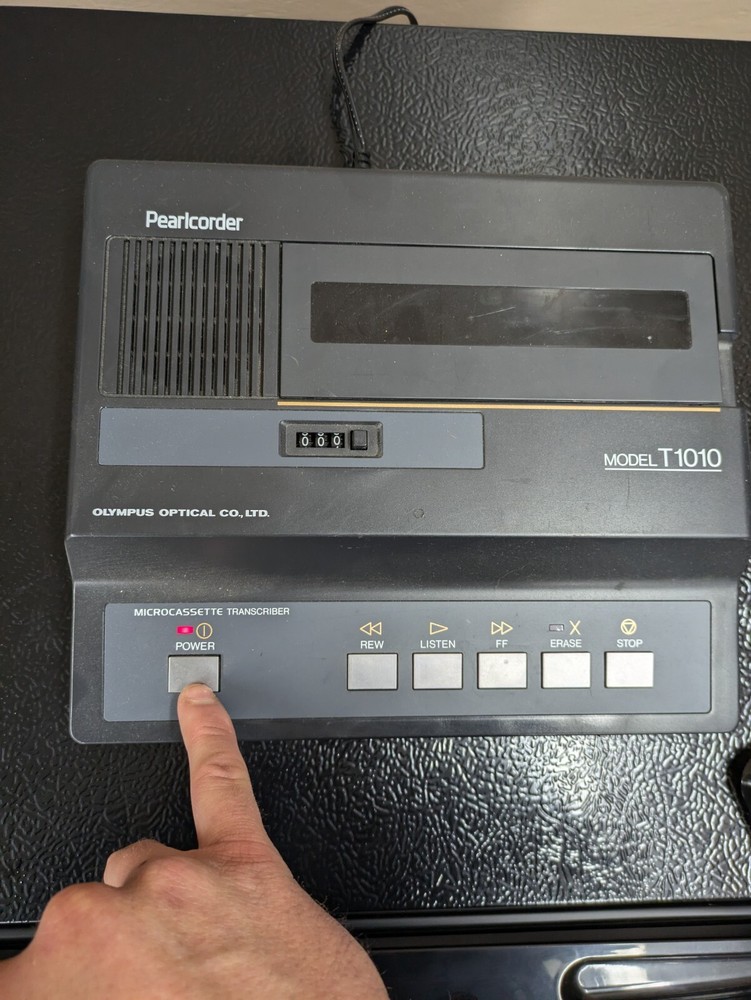 Pearlcorder Model T1010 Microcassette Transcriber