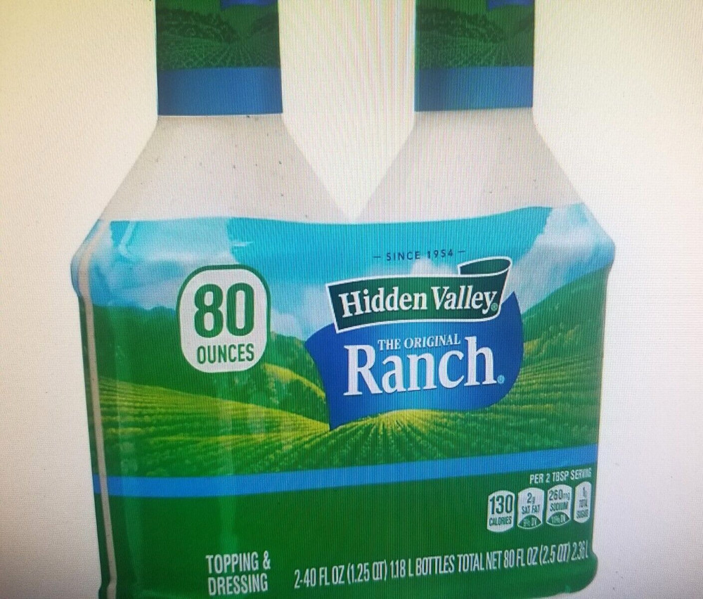 HIDDEN VALLEY ORIGINAL RANCH DRESSING, (40 oz., 2 BOTTLES)