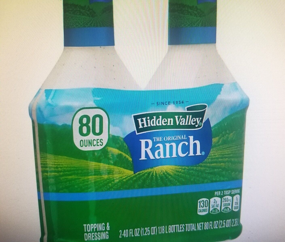 HIDDEN VALLEY ORIGINAL RANCH DRESSING, (40 oz., 2 BOTTLES)