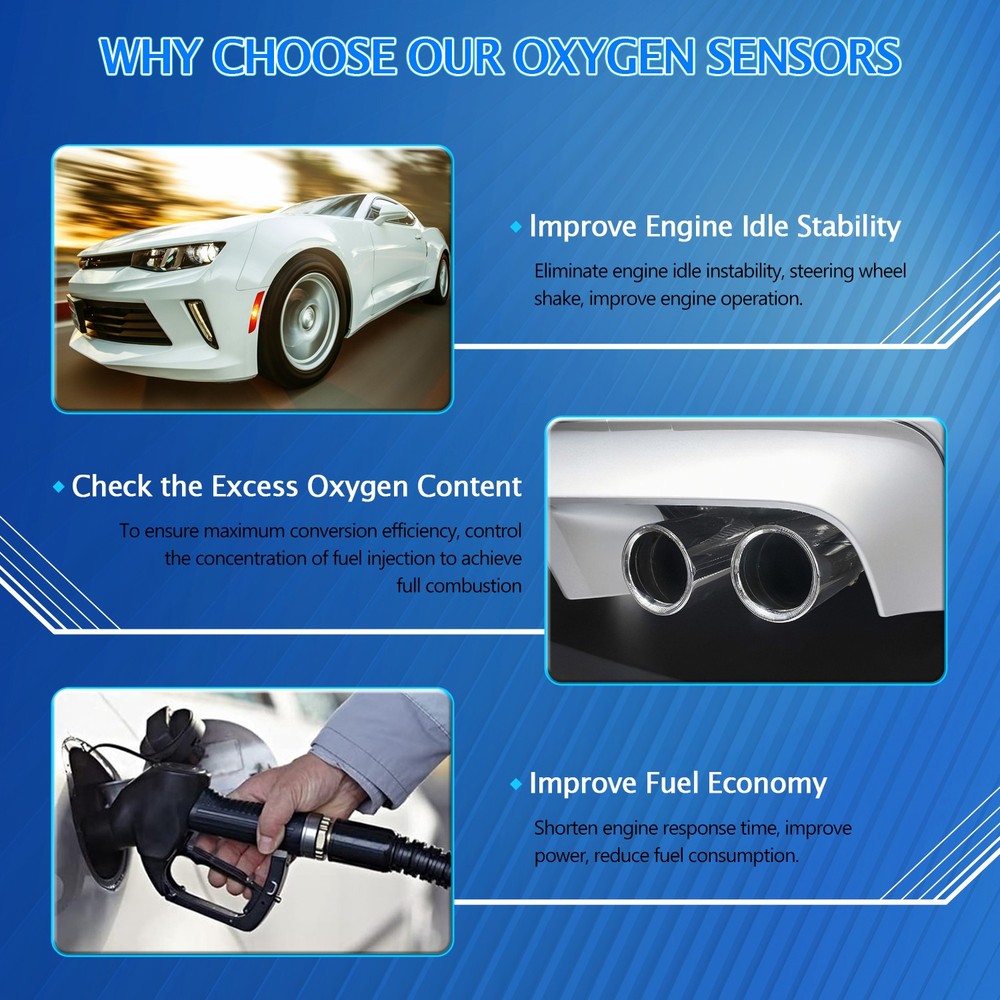 OE Downstream Oxygen O2 Sensor For 2014 2015 2016 2017 2018 Chevy Silverado 1500