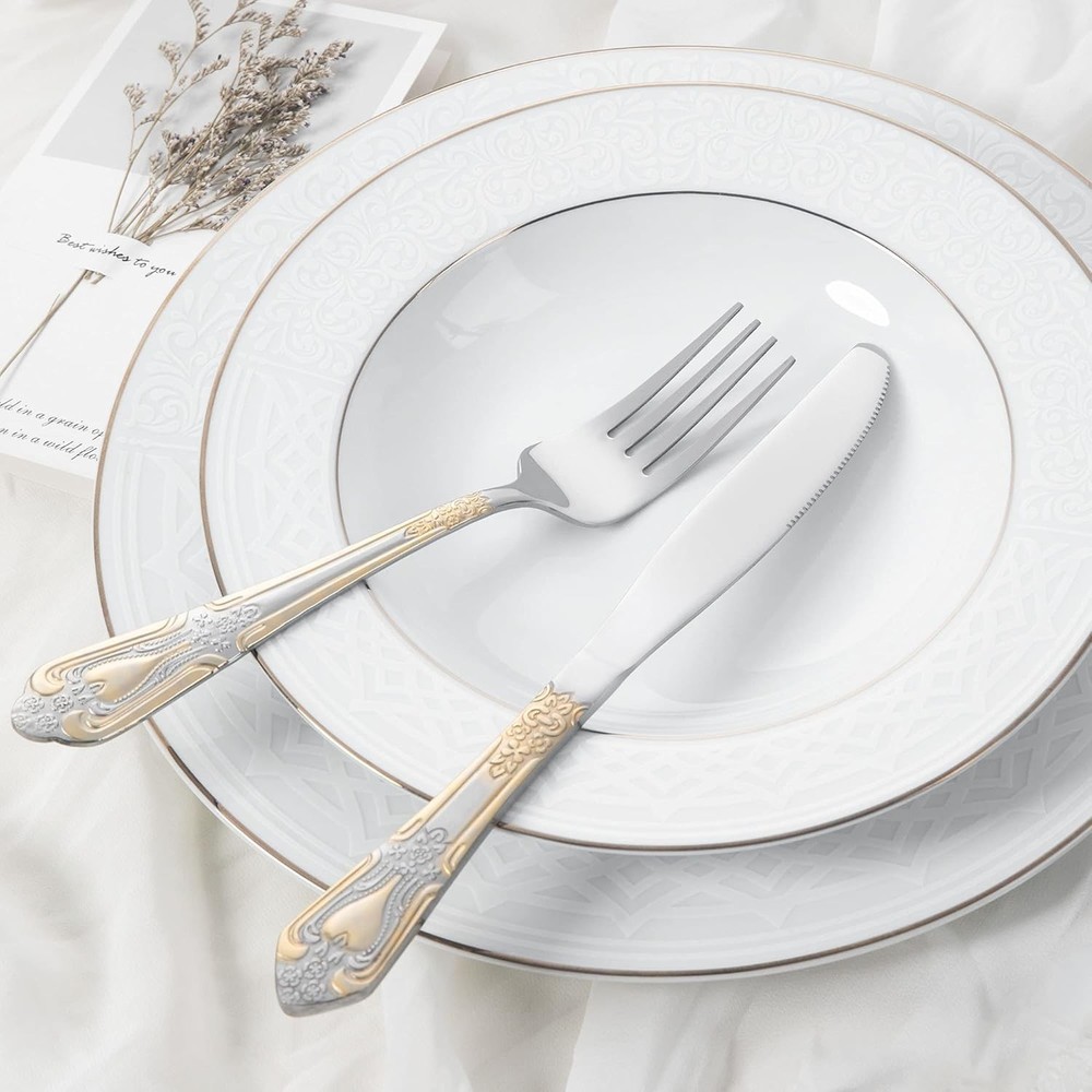 Silverware Set Limited Edition – 20 Piece Flatware Set – Cutlery Set for 4 – Sil