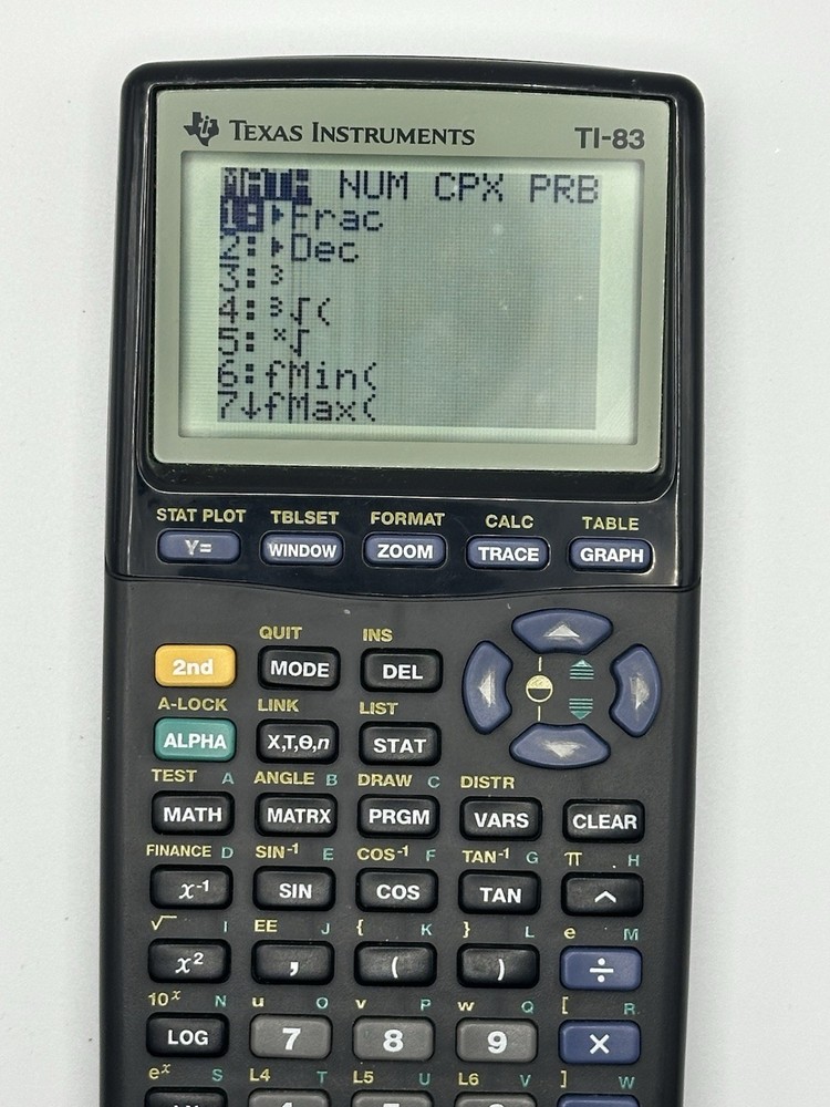 Texas Instruments TI83 Graphing Calculator-WORKS