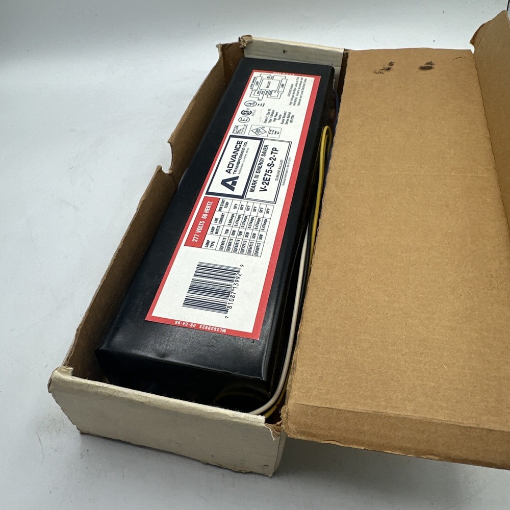Advance V-2E75-S-2-TP  Fluorescent 277-VOLT Ballast