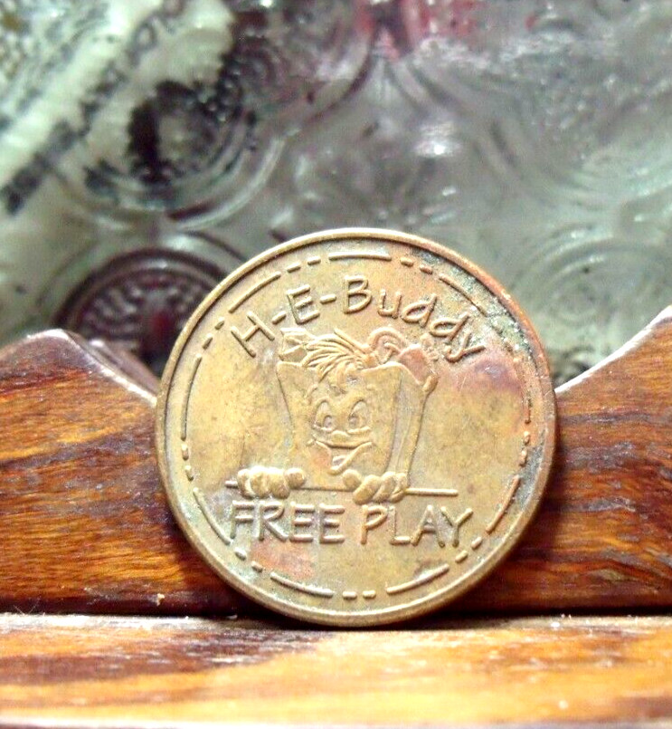 H-E-B  FREE PLAY TOKEN  GROCERY CHAIN  AMUSEMENT TOKEN
