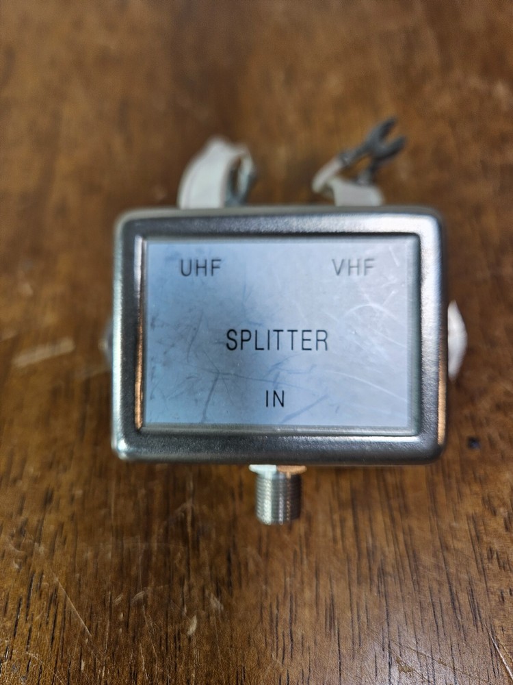 Vintage VHF UHF Cable Splitter