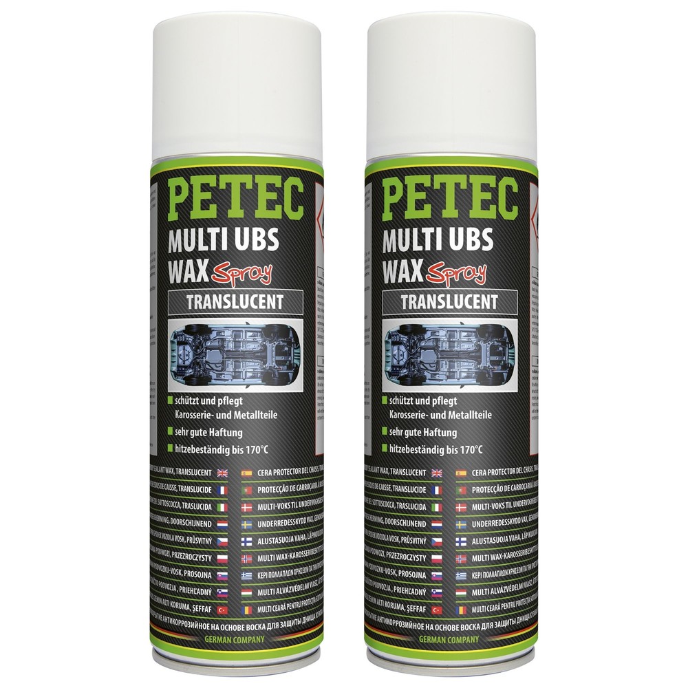 Petec 2x Multi UBS Wax Transparent 500ml