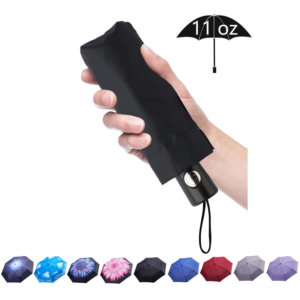 Automatic Mini Travel Windproof Umbrella Compact Auto Open/Close Small Lightw...