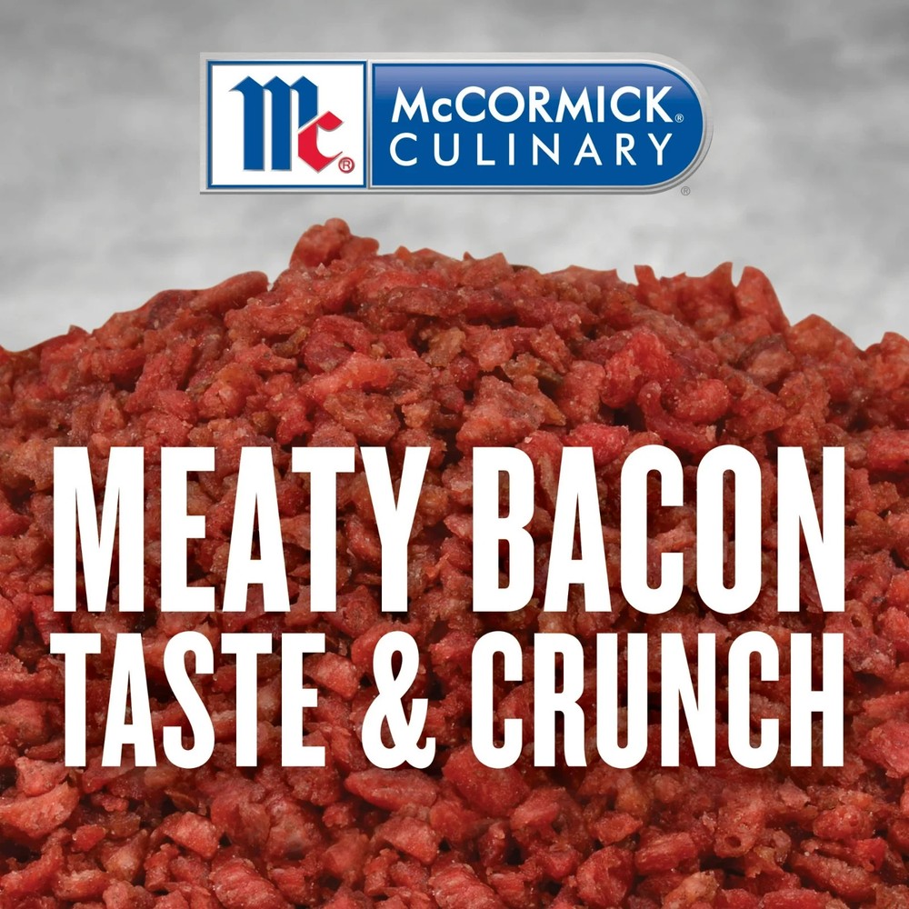 McCormick Culinary Non-GMO Kosher Bacon Flavored Bits, 13.0 oz Bottle