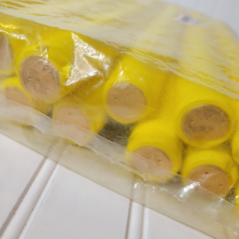 Yellow PVC Shrink Capsules-500 Count NEW in Package
