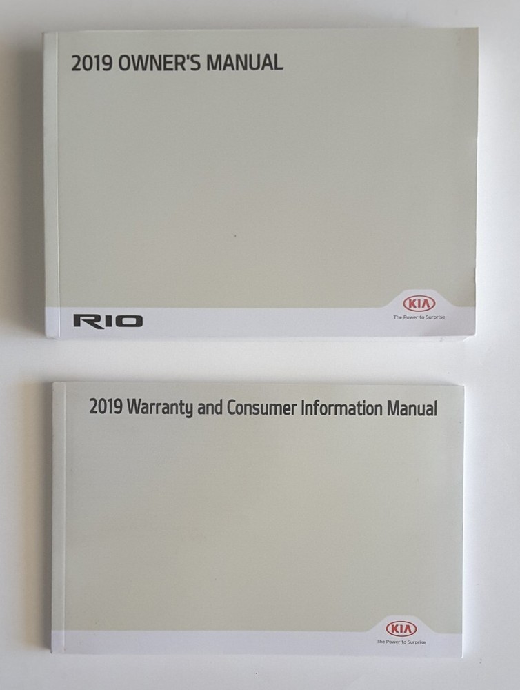 2019 kia rio Owner's Manual