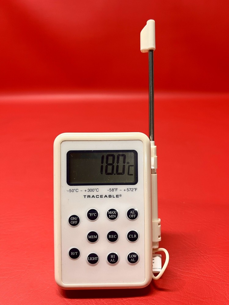 Traceable® Memory/Waterproof Digital Thermometer/ Probe
