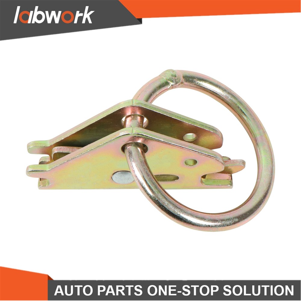 Labwork E Track Tie Down Rail Kit 8×4' E Track Rails End Caps ETrack Straps