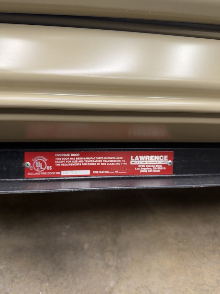 Motorized Roll Up Door