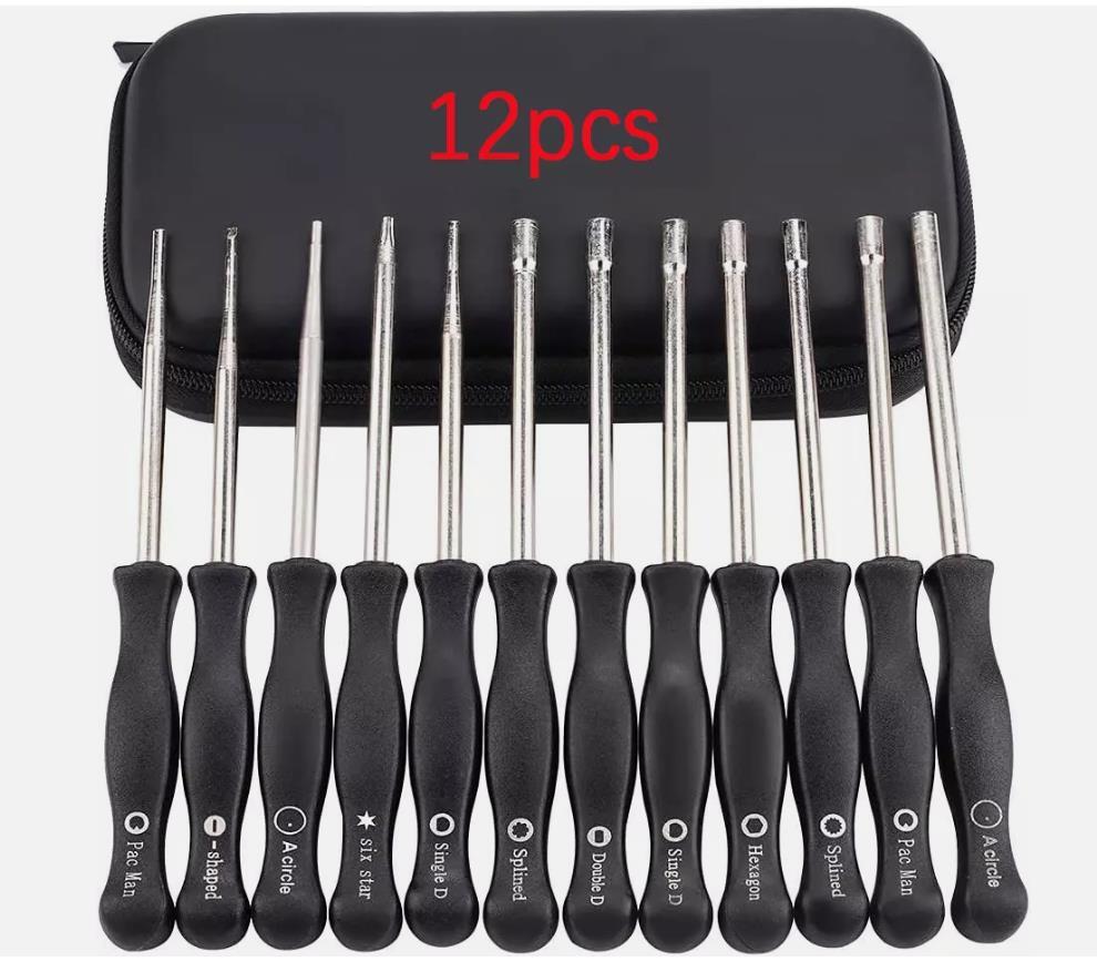 Carburetor Adjustment Tool for Common 2 Cycle Engine Trimmer Chainsaw 12PCS