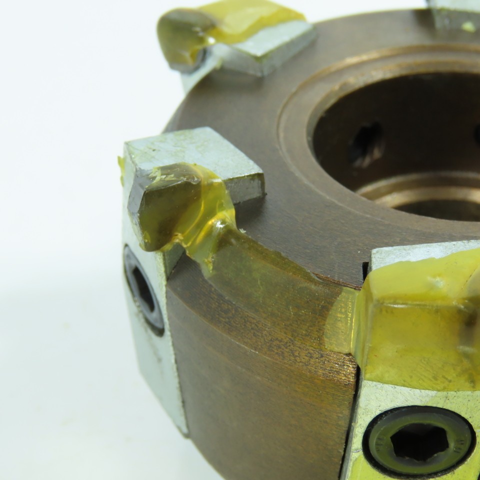 Indexable Shell Mill Tool Holder 2.8775" OD 3.070" Cutter OD 1" Arbor