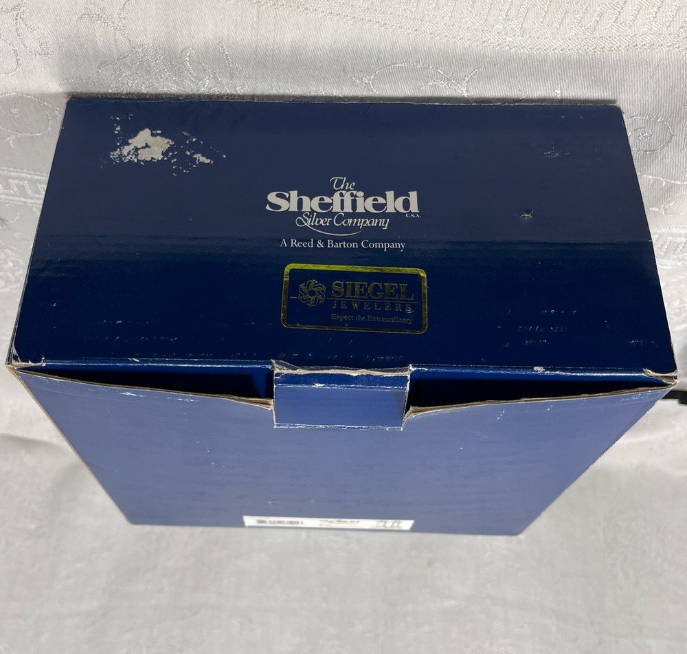 Sheffield Silver Plate Candlesticks 7” S840 Set 2 Reed Barton