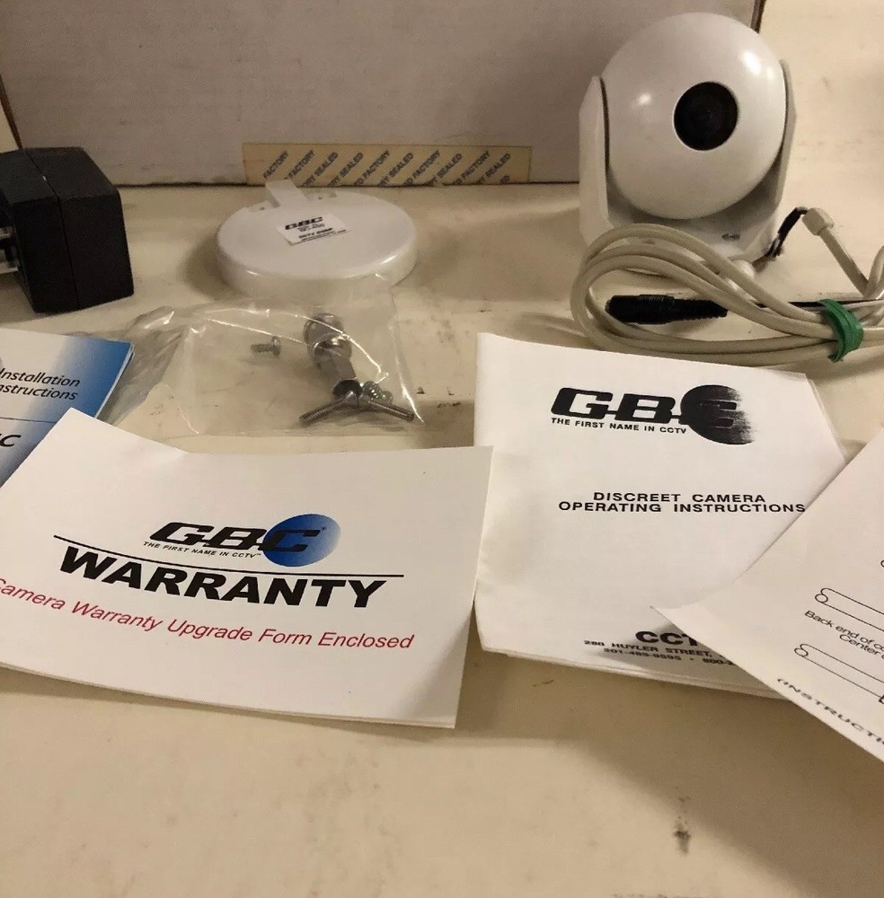 CBC BC-450 CCTV Color Dome Camera w/ Mount Bracket Open Box