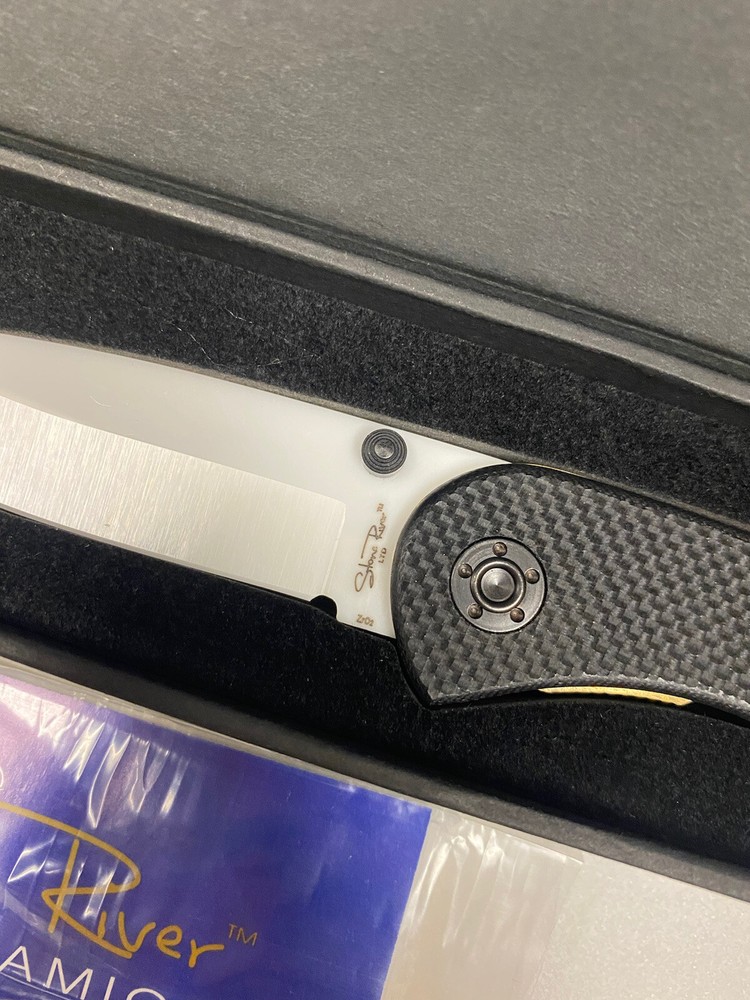NEW Stone River Gear Ceramic Folding Knife with G10 Handle SRG2GLW
