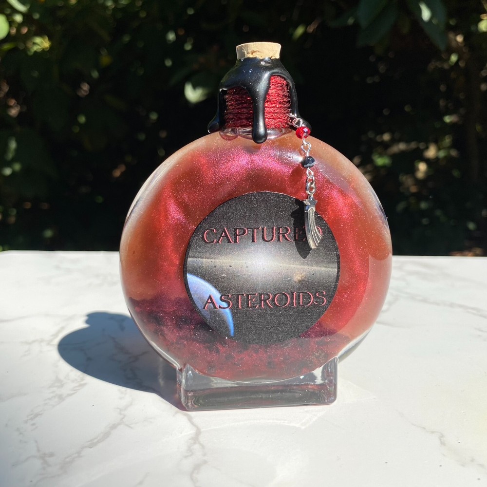 Captured Asteroids Decorative Color Changing Potion Bottle Bookshelf Decor