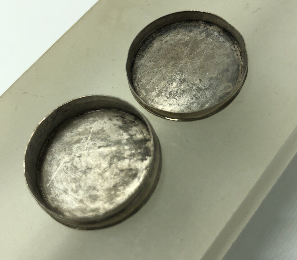 George III Small Silver Patch Box Birmingham 1800 John Thornton