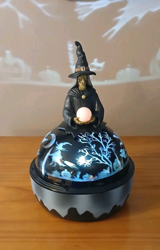 Halloween Witch Projection Led Light Show Projector Shadow Witch Sphere Dome