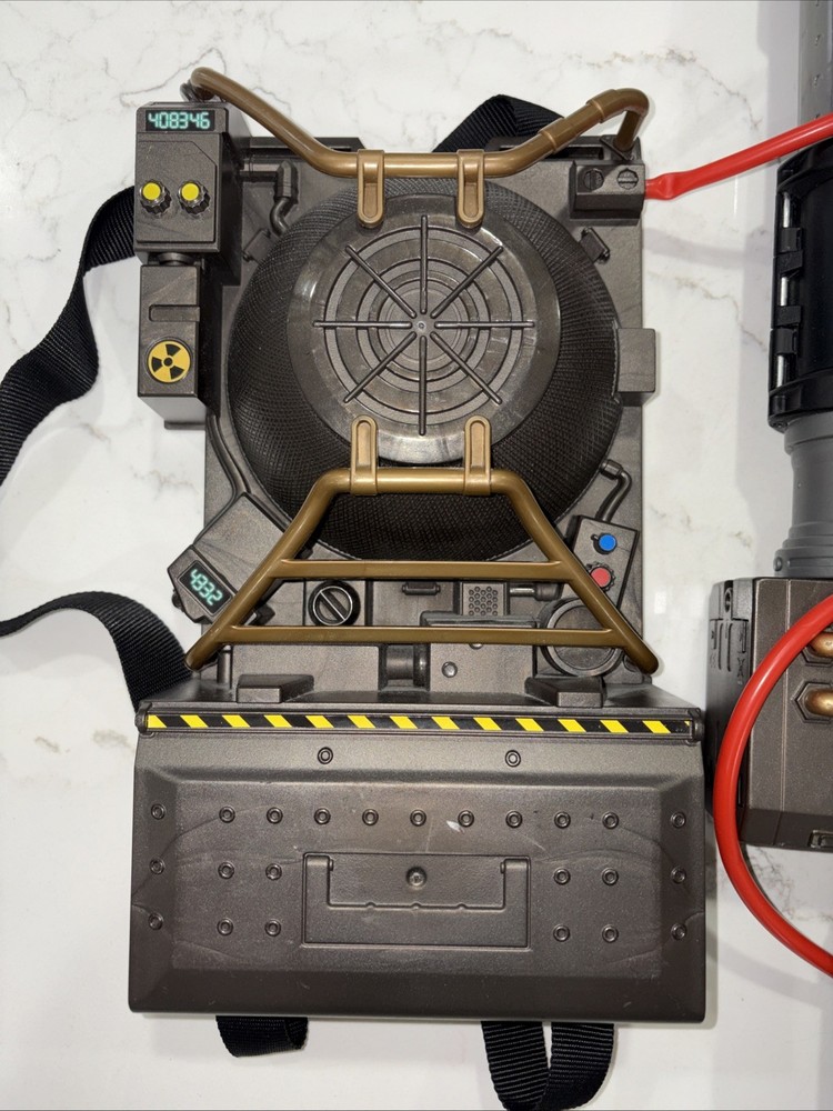 Mattel 2016 GHOSTBUSTERS Proton Pack Backpack Projector Cosplay Tested