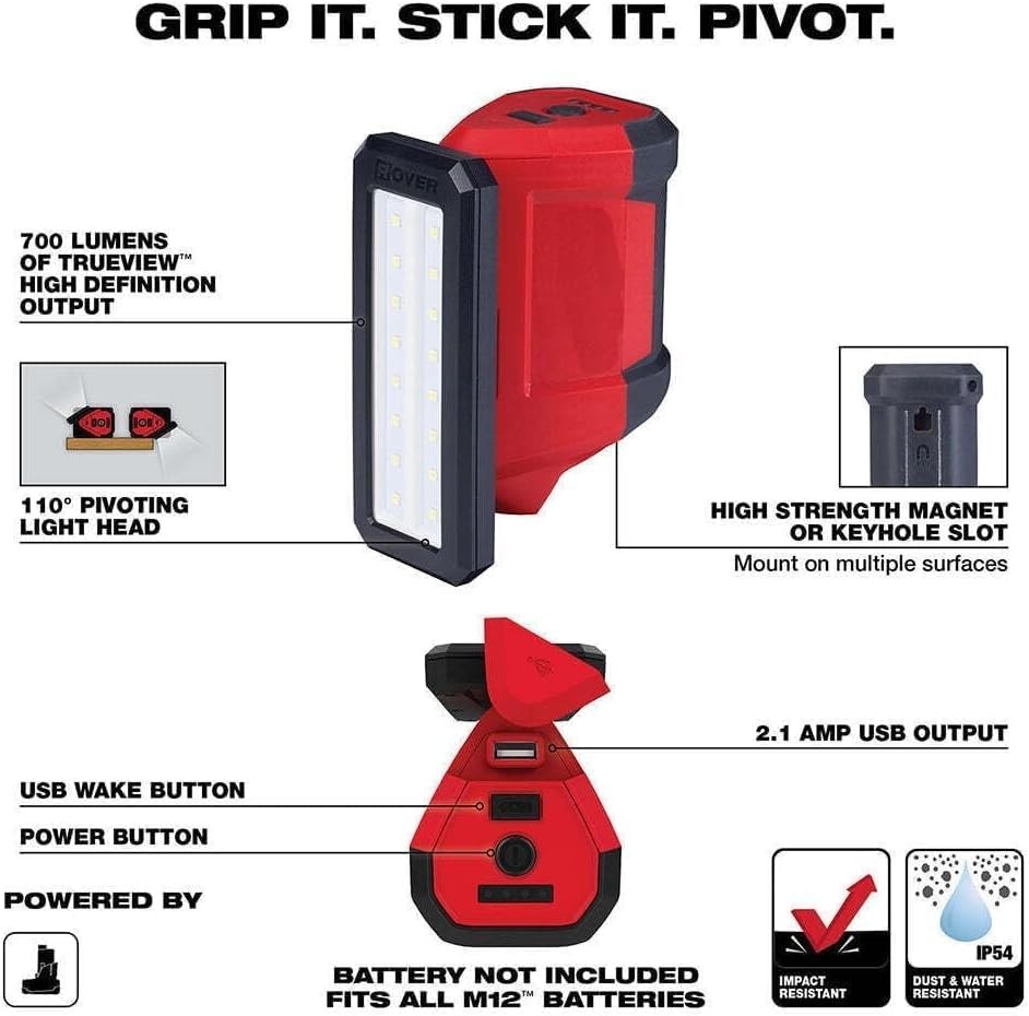 Cordless Led Work Light, Led Cordless Portable Compact Search Light,Spot Light,C