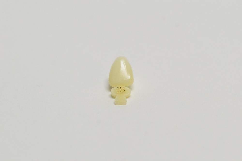 DENTAL POLYCARBONATE TEMPORARY CROWNS #15 (ULC) UPPER LEFT CENTRAL 5/PACK