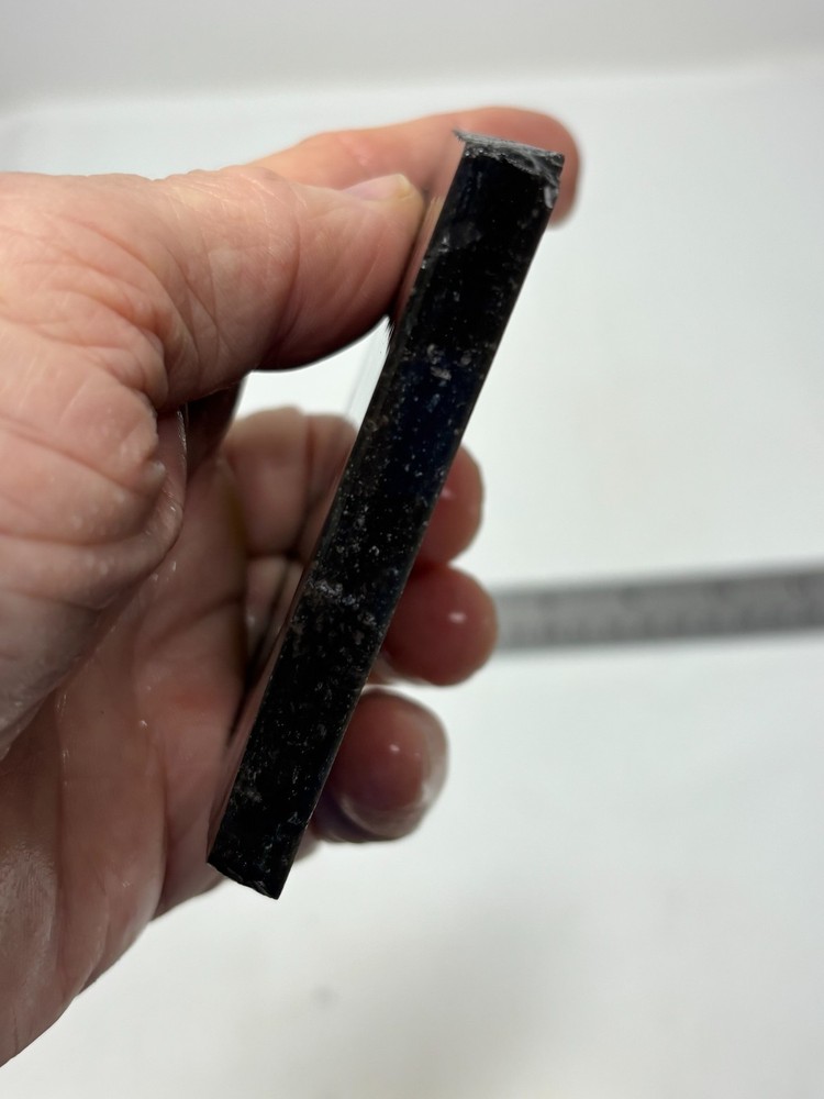 Silver Sheen Obsidian Lapidary Cabbing Knapping Combo ship avail